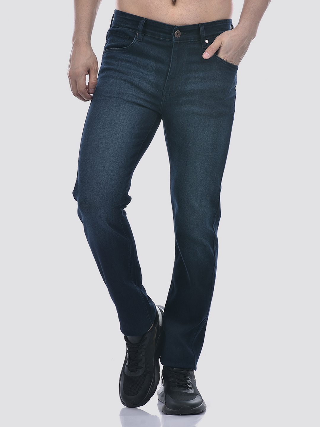 Numero Uno Men Deep Indigo Slim Fit Sustainable Jeans